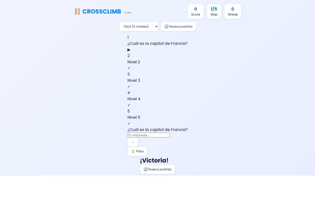 Crossclimb — Trivia Ladder