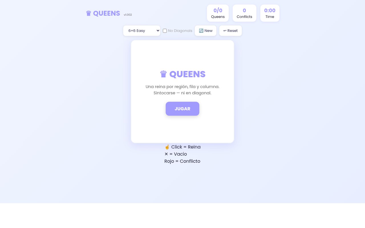 Queens — Spatial Puzzle